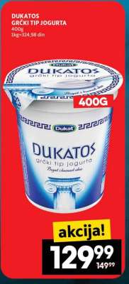 Dukatos Grčki tip jogurta