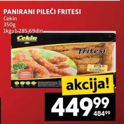 Panirani pileći fritesi