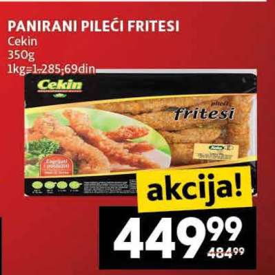 Panirani pileći fritesi