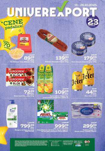 Univerexport katalog - 13.10.2025 - 26.10.2025.