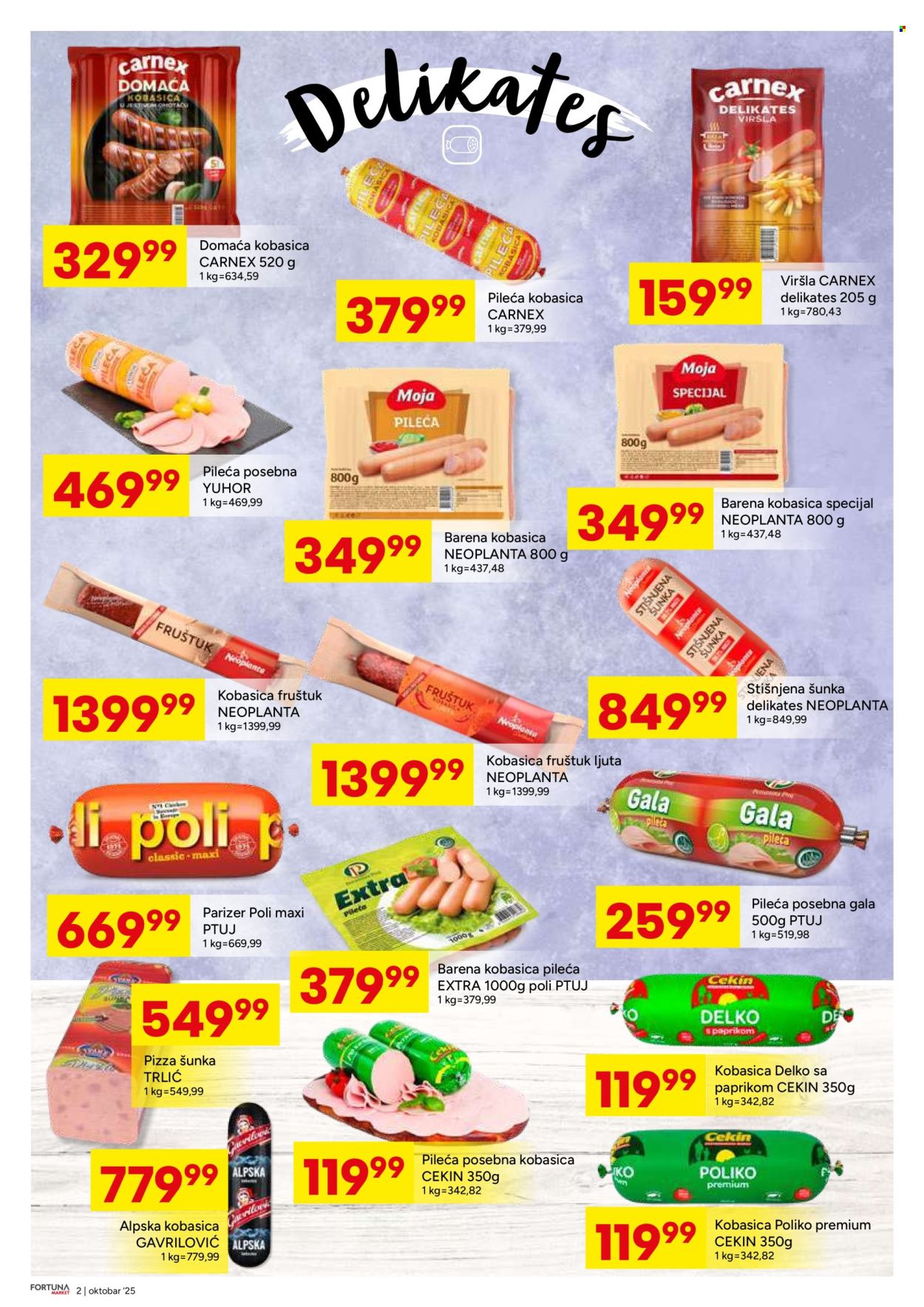 Fortuna Market katalog - 13.10.2025 - 31.10.2025. Stranica 2