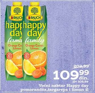 Voćni nektar Happy Day