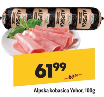 ALPSKA KOBASICA Yuhor 100g