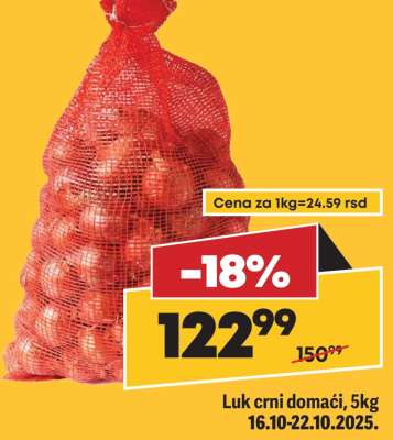Luk crni domaći , 5kg