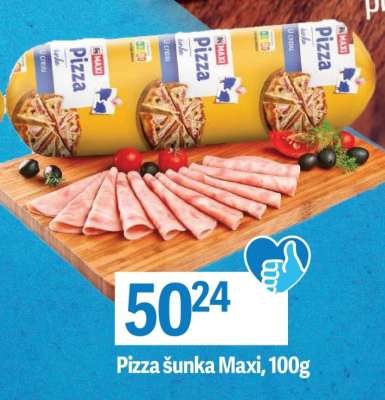 Pizza šunka Maxi 100g