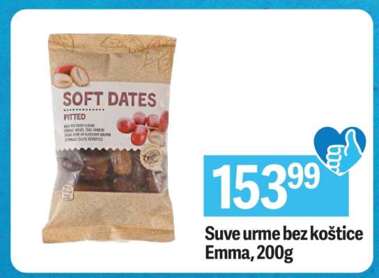 Suve urme bez koštice Emma, 200g