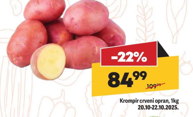 Krompir crveni opran, 1kg