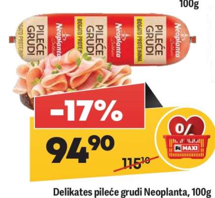 Delikates pileće grudi Neoplanta 100g