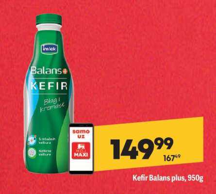 Kefir Balans plus 950g