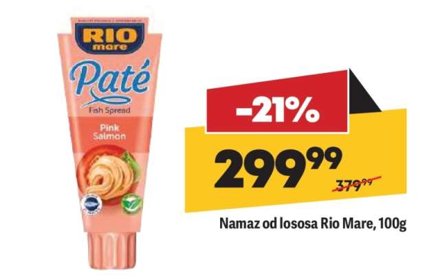 Namaz od lososa Rio Mare, 100g