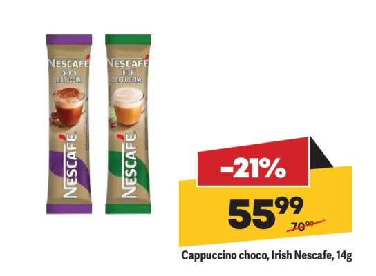 Cappuccino choco, irish Nescafe, 14g