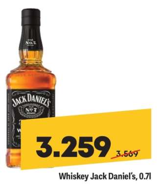 Whiskey Jack Daniel's, 0.7l