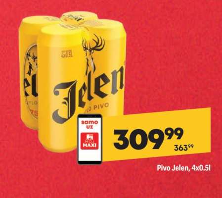Pivo Jelen 4x0.5l