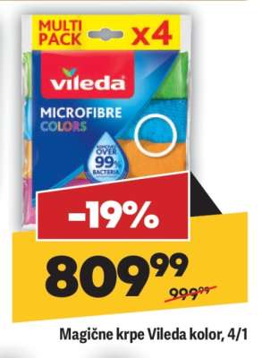 Magične krpe Vileda kolor, 4/1