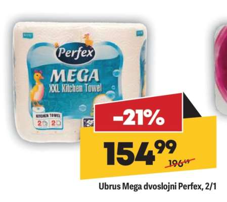 Ubrus Mega dvoslojni Perfex, 2/1