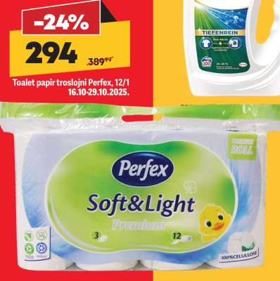 Toalet papir troslojni Perfex, 12/1