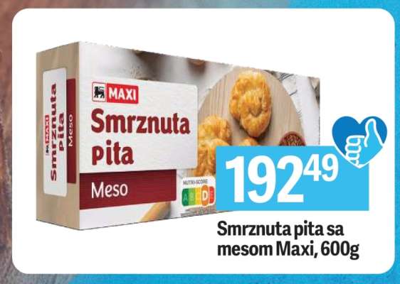 Smrznuta pita sa mesom Maxi , 600g