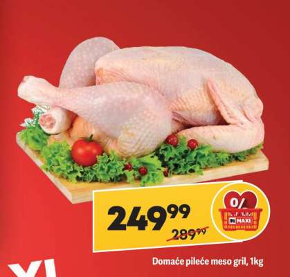Domaće pileće meso gril, 1kg