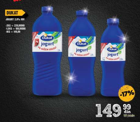 DUKAT JOGURT 2.8% MM