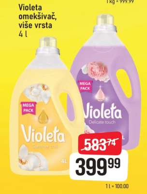 Violeta omekšivač, više vrsta 4 l