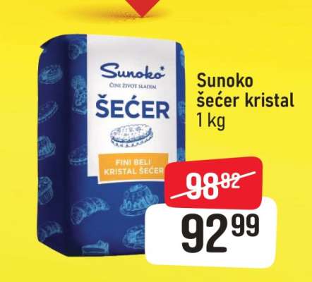 Sunoko šećer kristal 1 kg