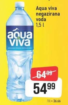 Aqua Viva Negazirana voda