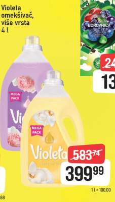 Violeta omekšivač, više vrsta