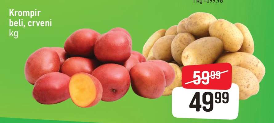 Krompir beli crveni