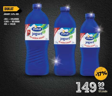 DUKAT JOGURT 2.8% MM