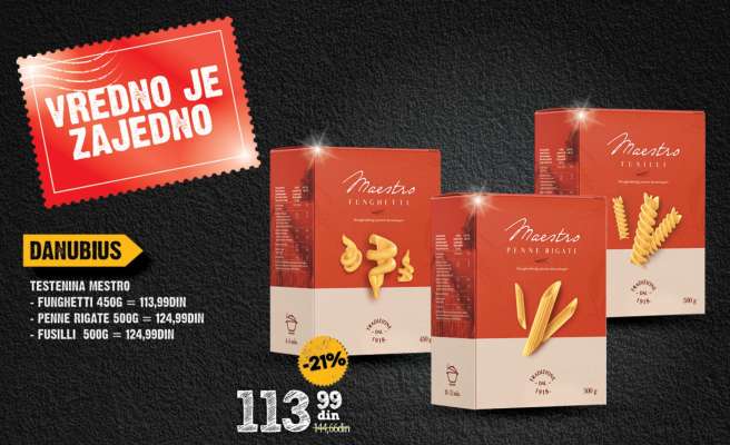 TESTENINA MAESTRO - FUNGHIETTI 450G