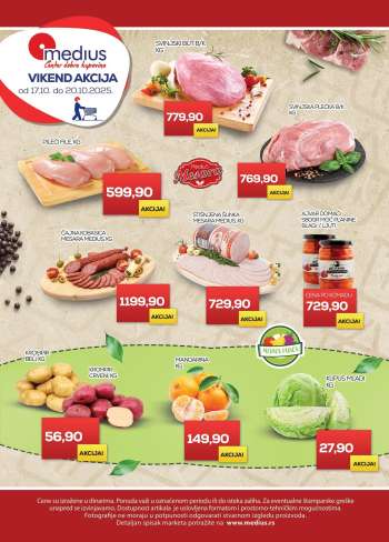 Medius katalog - 17.10.2025 - 20.10.2025.
