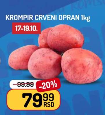 Krompir crveni opran, 1kg
