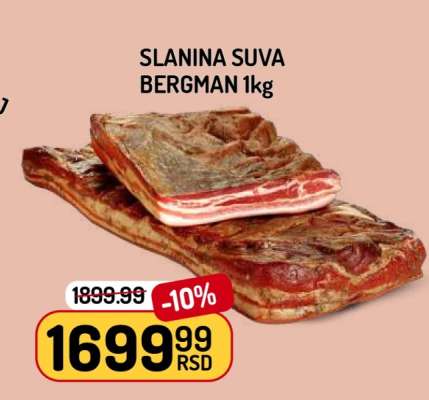 Slanina Suva Bergman 1kg