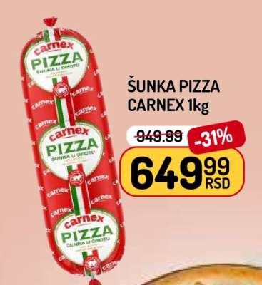 ŠUNKA PIZZA CARNEX 1kg