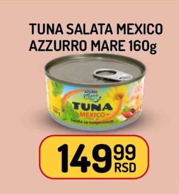 Tuna Salata Mexico Azzurro Mare 160g