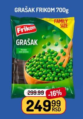 Grašak Frikom 700g