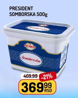 PRESIDENT SOMBORSKA 500g