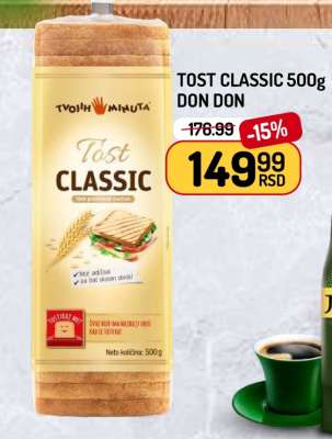 TOST CLASSIC 500g DON DON