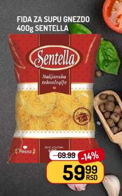 Fida za supu gnezdo 400g Sentella