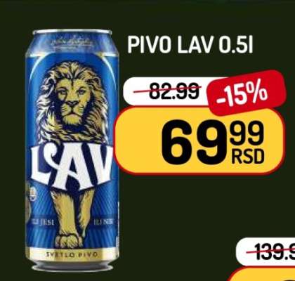 Pivo Lav 0,5l