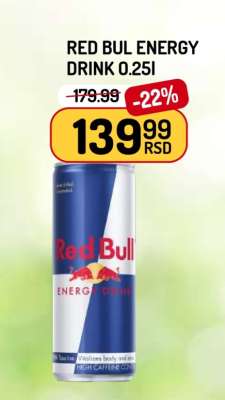 RED BULL ENERGY DRINK 0.25l