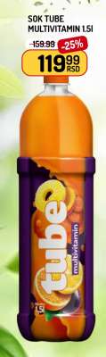 Sok Tube multivitamin 1.5l