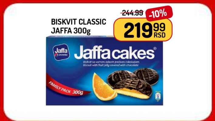 Biskvit Classic Jaffa 300g