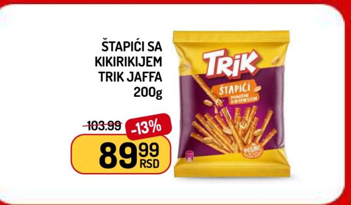 Štapići sa kikirikijem Trik Jaffa 200g