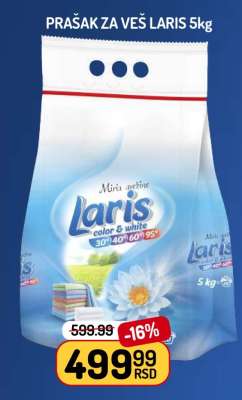 PRAŠAK ZA VEŠ LARIS 5kg