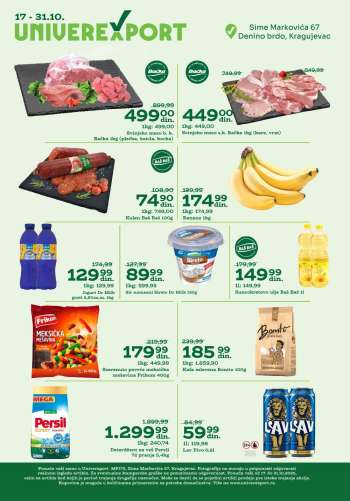 Univerexport katalog - 17.10.2025 - 31.10.2025.