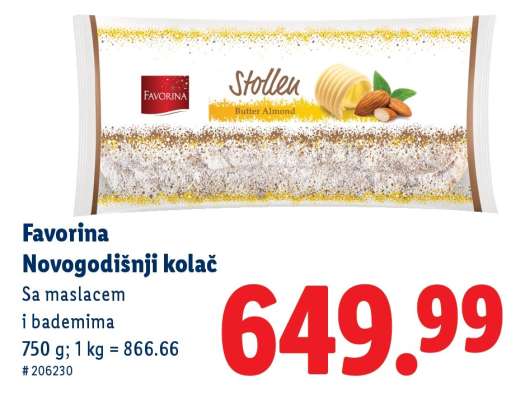 Favorina Novogodišnji kolač