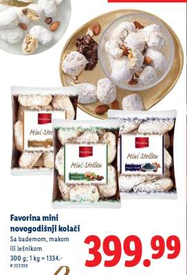 Favorina mini novogodišnji kolači