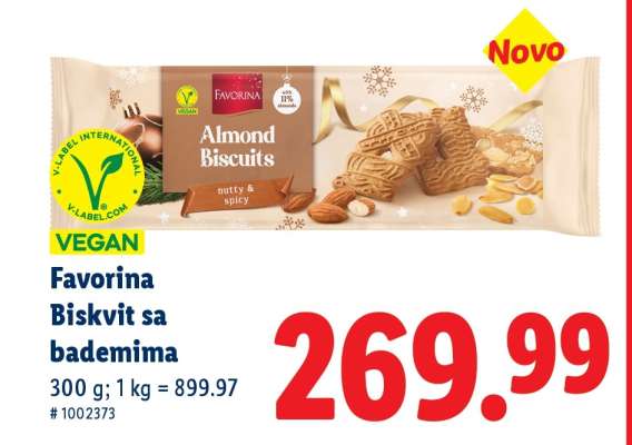 Favorina Biskvit sa bademima