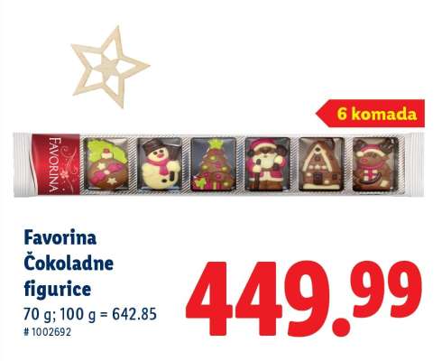 Favorina Čokoladne figurice